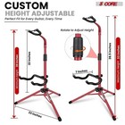 5 Core Guitar Stand Floor Adjustable For Acoustic Electric Bass Instruments