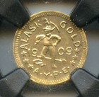 1909 Wa Gold 1 2dwt  Alaska-yukon-pacific Expo   Ngc Certified - Vaultbox