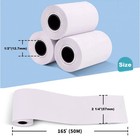 Mflabel 50 Rolls 2 1 4  X 165  Thermal Receipt Paper Pos