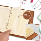 Vintage Faux Leather Notebook Journal With Lined Pages - A5 Refillable Handmade 