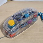 Vintage 1980   s Unisonic Clear Retro See Through Telephone Model Sw206 Works  