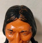 1960 s-70 s Auth orig Marx Johnny West Chief Cherokee Head Orange Good Cond
