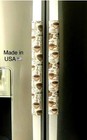 Refrigerator Oven Door Padded Appliance Handle Cover Dark Roast Coffee Set Of 2
