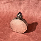 Vtg Taxco Mexico Sterling Silver  980 Amethyst Mini Perfume Snuff Bottle