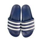 Adidas Men s Slip On Adilette Aqua Cloudfoam Footbed Slide Sandals  navy white 