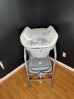 Infans Baby Bath Tub With Gray white Changing Pad 