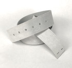 White Buff Leather Waist Belt - 50 Inches Long - Reenactment  Rendezvous