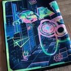 Gaming Area Rug Blacklight Uv Reactive