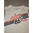 Dsg Soccer Classic 86 Tank Top Kids Xl White New Sleeveless Graphic Tee