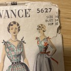1950s Vintage Dress Sewing  Pattern Size 16 Bust 34 Advance 5627