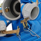 1 5  X 50ft Pvc Lay Flat Discharge Hose With Aluminum Camlock C And E Fittings