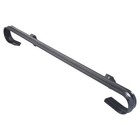 Kenosha Iron 6  Wrought Iron Handrail Black Metallic Indoor-outdoor Use Made Usa
