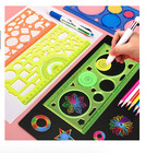 Spirograph Drawing Stencil Set Geometric Flower Ruler Art Craft Educational Toy