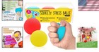 Tear-resistant Emoji Stress Ball Set - 3 Colorful Fidget Toys For Sensory Relief
