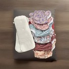 Mama Koala Lot Of 6 Reusable Cloth Diapers-6 Inserts One Size Girls Great Cond