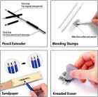 33pcs Professional Drawing Artist Kit Set Pencils And Sketch Charcoal Art   Bag