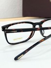 Tom Ford Tf5735-b Dark Havana Eyeglasses 56-17-145 Rectangle Full Rim Designer