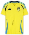 Framed Zlatan Ibrahimovic Sweden National Team Signed Adidas 2024 Home Jersey
