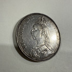 1887 Crown - Victoria British Silver Coin - British Crown 0 925