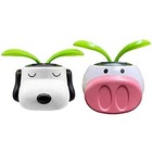 Solar Dancing Flowers Pot Flip Flap Flower Bobbleheads Animal Toy Car Dashboard 