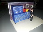 1 24   1 25 Scale Tool Boxes Oil Drain Pan Gas Can 55 Drum For Garage Diorama 