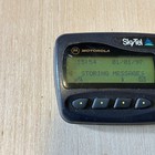 Vintage Motorola Skytel Pager Black W clip On Case Tested Working Buy As Is Read