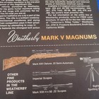 1970 Weatherby Mark V Magnum Hunting Rifle Print Ad Vintage Firearm-classic Gun