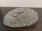 Antique French Chandelier Globe Basket With Glass Beads Sconce 