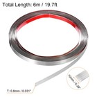 19 7ft 0 39  Wall Trim Self Adhesive Stainless Steel Brushed Finish Silver