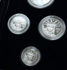 2002 American Eagle Proof Platinum Four-coin Set W  Box   Coa