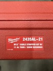 Milwaukee M12 Cable Stripper Kit W  11 Al Thhn xhhw Bushings - 2435al-21  new 