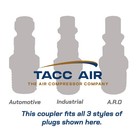 2 Pack Universal 1 4  Female Npt Air Compressor Hose Quick Connect Couplers