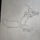 Original Production Drawing Of Robin Hood From Robin Hood  1973 