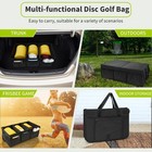 Disc Golf Storage Bag Durable Large Capacity With 24 X 15 X 10 Inch  Black 
