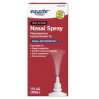  3 Pack  Equate Nasal Four Nasal Spray  Phenylephrine Hydrochloride 1   1 Fl Oz