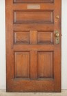 Antique 7 Panel Chestnut Entry Door 83 25 X 35 625 In 