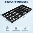6 12 18 Pack Lightweight Plastic Pallets For Basement Storage  23 6 x11 8 x1 18 