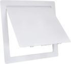 Access Plastic Panel For Drywall Ceiling 6x9 In Reinforced Plumbing Hanged Door