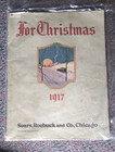Incredibly Rare 1917 Sears Wish Book Christmas Holiday Season Catalog Toys Decor