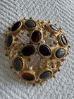 Vintage Signed Coro Gold-toned Brooch 1950   s