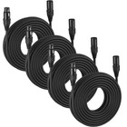 25 Ft Flexible Dmx Cable 3 Pin Signal Xlr Male To Female Cable Wire For Stage   