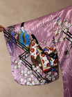 Made In Japan Lavender Kimono Robe Traditional Geisha   Sakura Print