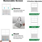 18 x23  Shed Window 2-pack With Tempered Glass For Outdoor Use