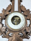 Vintage Wooden Barometer - Working  Signs Of Use  No Thermometer