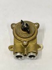 Ship Salvaged Original Brass Dae Yang Old Nautical Wall Mount Light Switch