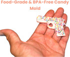 3d Rose And Pistol Silicone Molds - Food-grade  Dishwasher Safe  2-pack 