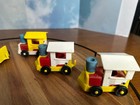 Vintage Fisher Price Little People  932 Amusement Park Trains And Cars
