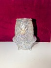 Le Smith Clear Iridescent Glass Fairy Lamp - Daisy Button Pattern - Worn - Read