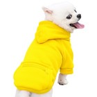 Pet Dog Cold Weather Coat With Pocket Winter Dog Hoodie Warm Puppy Clothes Fo   