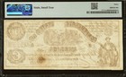 Ct-13  100 1861 Confederate States Civil War Contemporary Counterfeit Note  Pmg